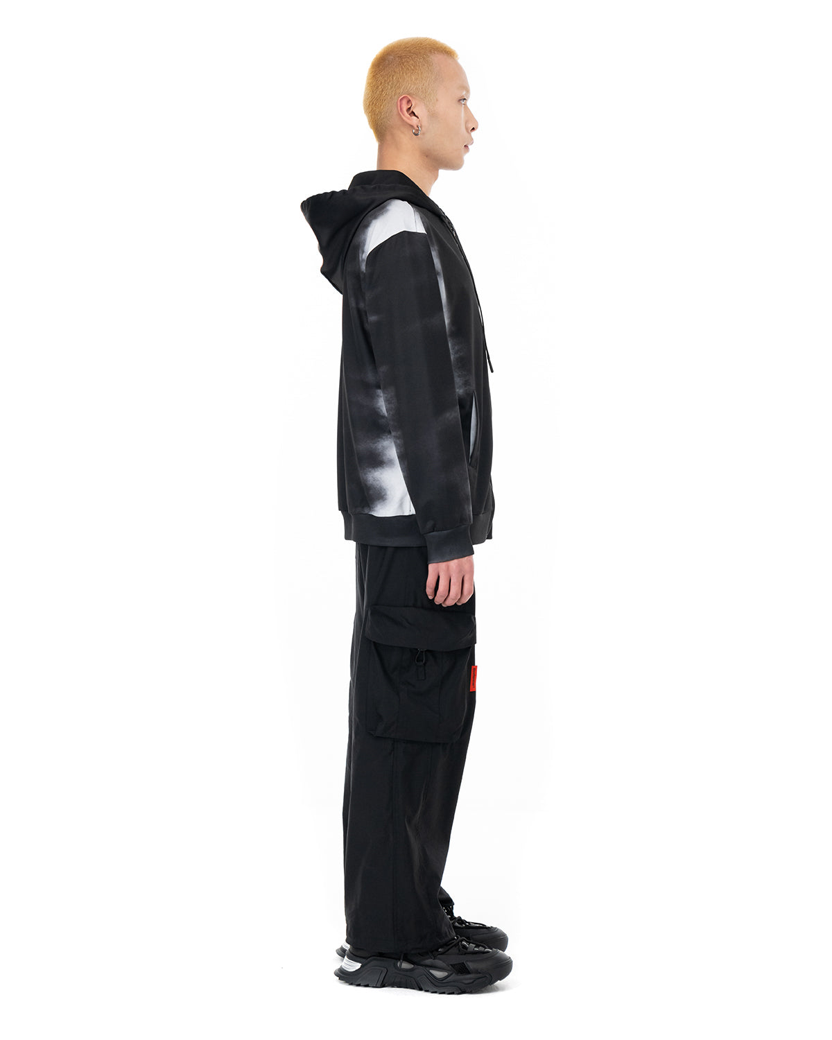 X-Ray Black Kapuzenpullover