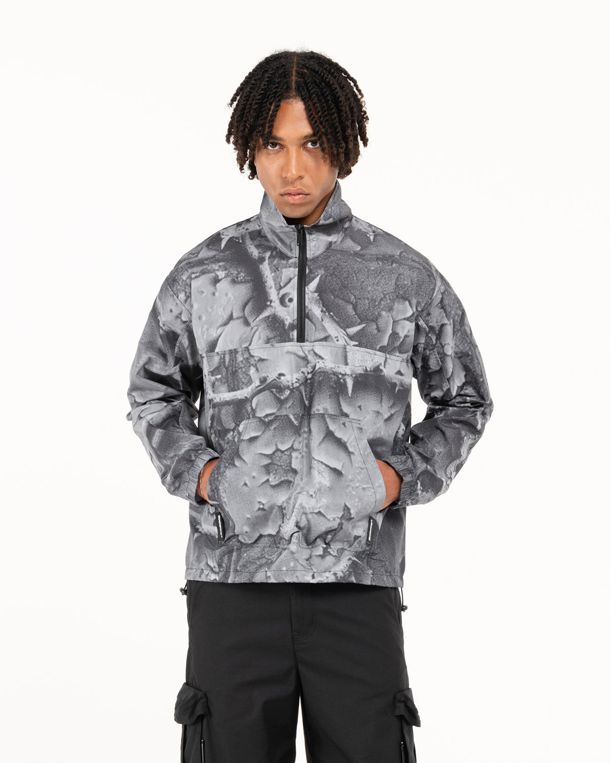 Bloodrose dark Reißverschluss-Sweatshirt