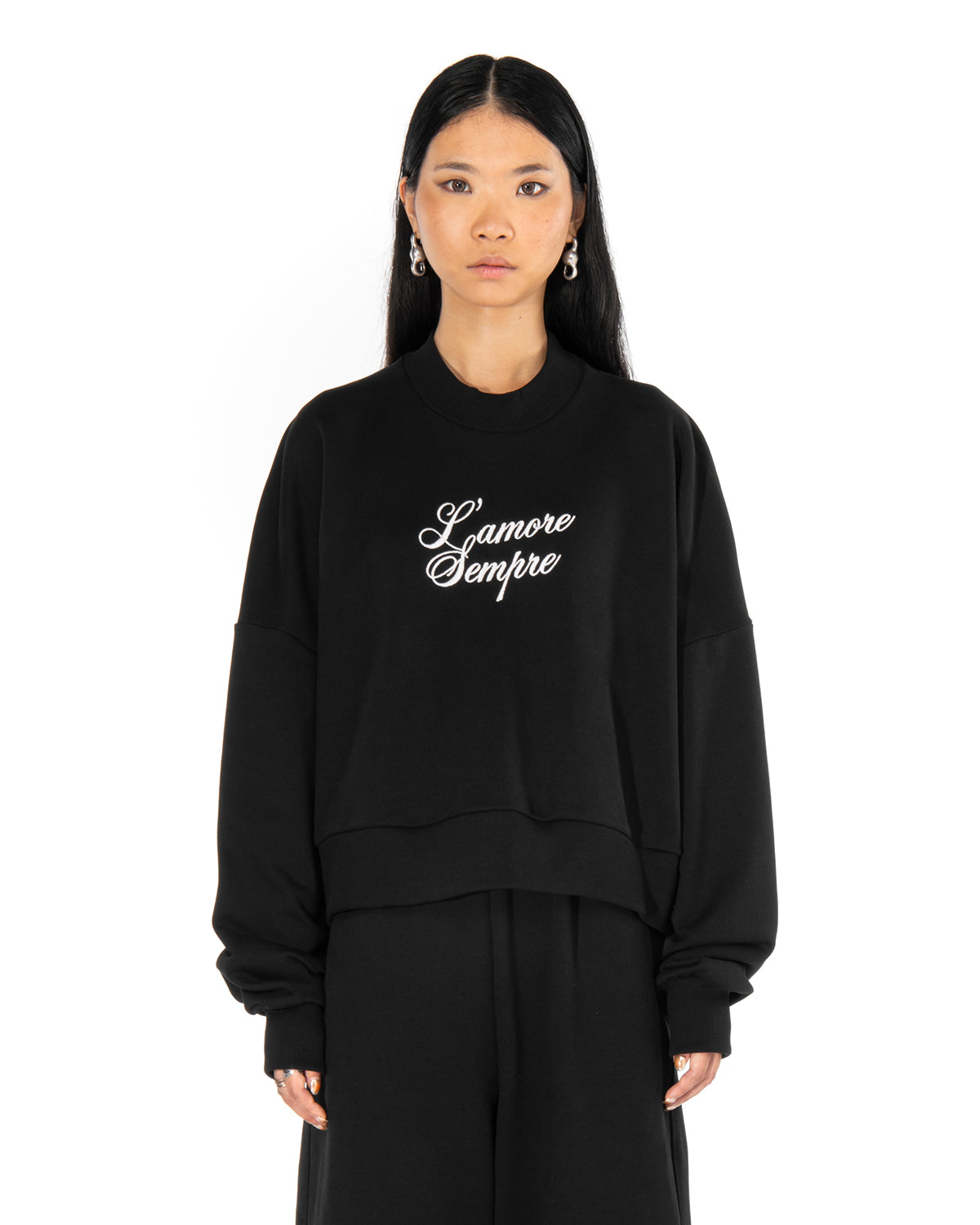L' amore Sempre Rundhals-Sweatshirt