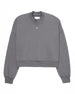 Minimal Grey Felpa Girocollo