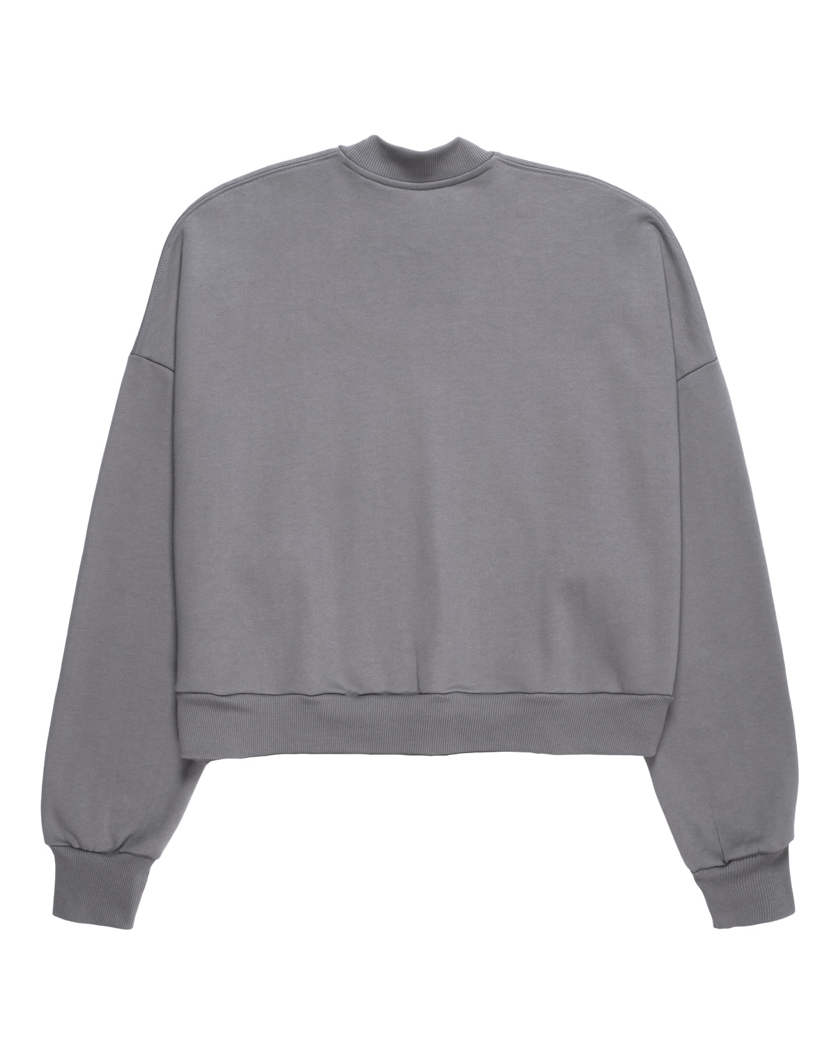 Minimal Grey Felpa Girocollo