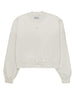Minimal Cream Felpa Girocollo