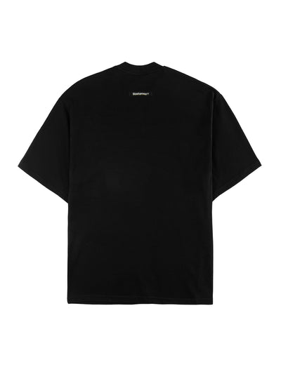 Μαύρο T-shirt Ecstasy Milk, πίσω όψη