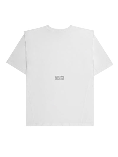Λευκό T-shirt Meraviglia, πίσω όψη