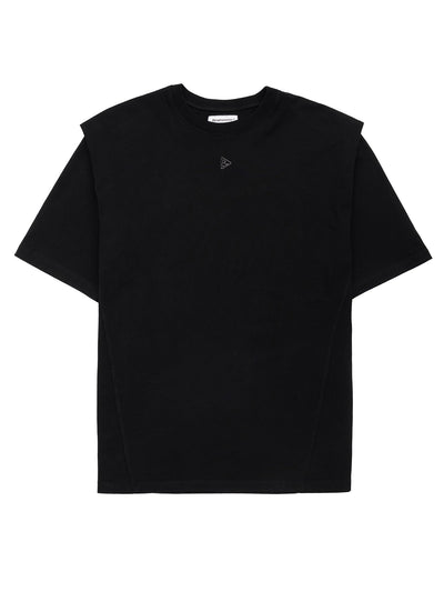 T-shirt nera Minimal SP, vista davanti