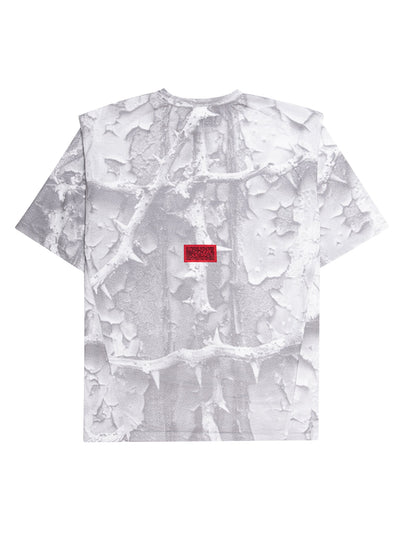 Λευκό T-shirt Bloodrose White, πίσω όψη