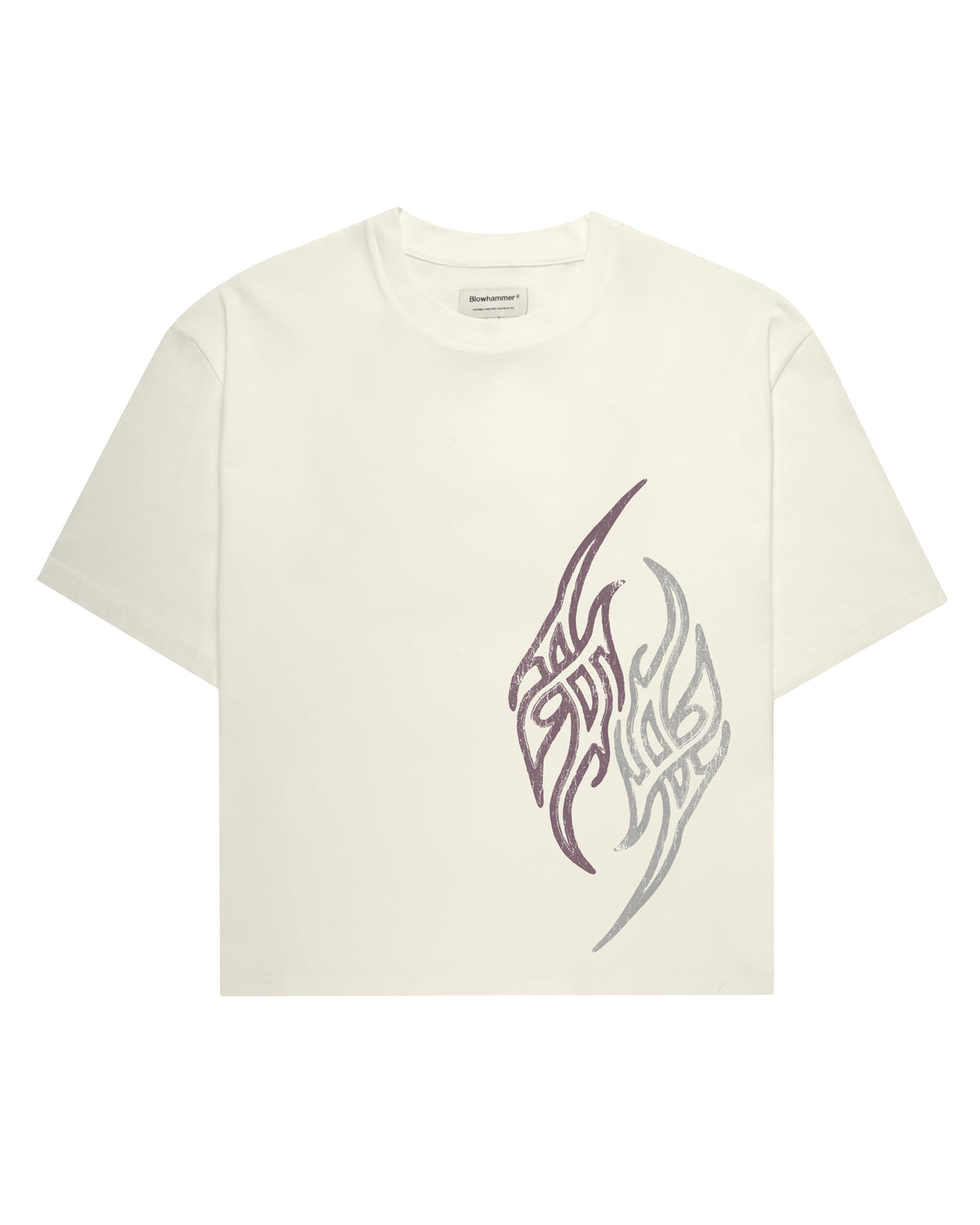 Tribal T-Shirt Boxy Cream