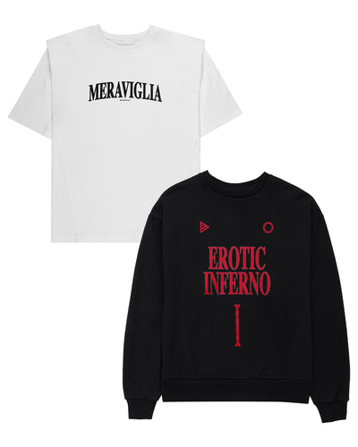 Infernal Wonder T-Shirt + Hættetrøje