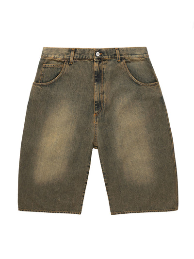 Aged Denim Jorts