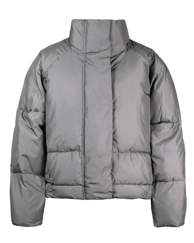 Solid Grey Piumino