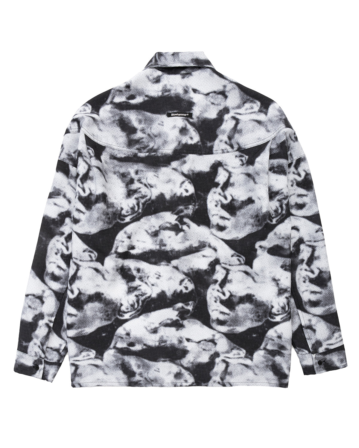 Black Camo Camicia Maniche Lunghe | Donna