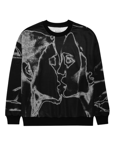 Unkiss Black Rundhals-Sweatshirt