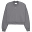 Minimal Grey Felpa Girocollo