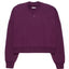 Minimal Purple Felpa Girocollo
