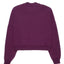 Minimal Purple Felpa Girocollo