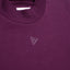 Minimal Purple Felpa Girocollo
