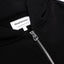 Minimal Black Felpa Cappuccio Zip