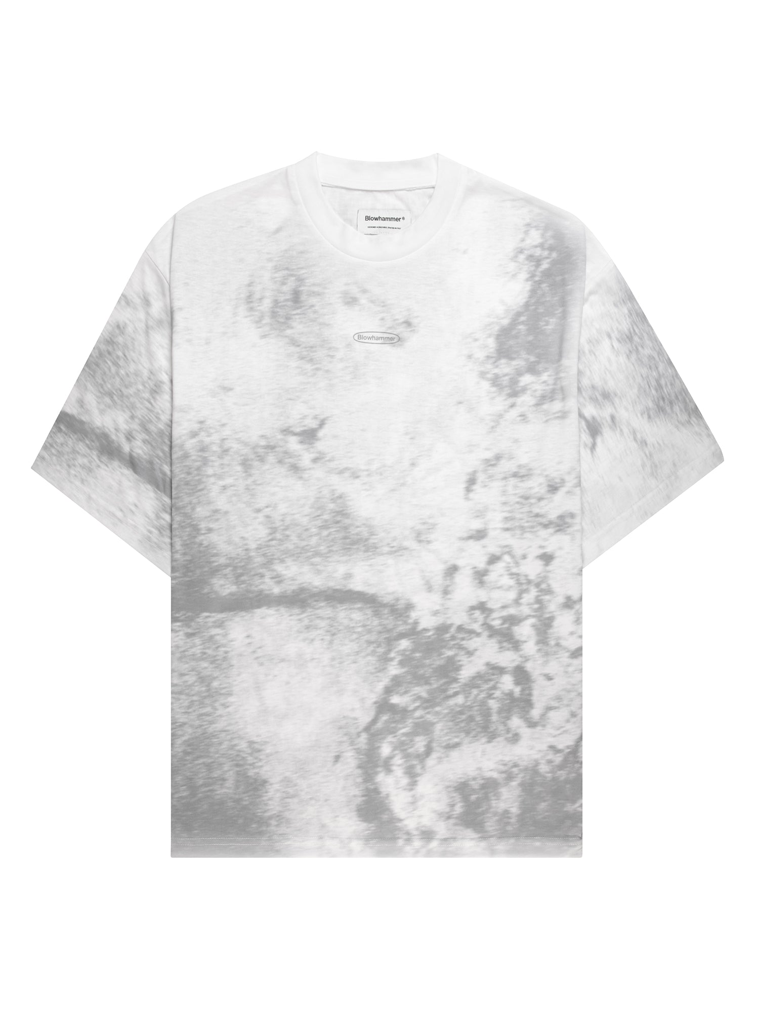 Grå T-shirt Grey Noise, set forfra