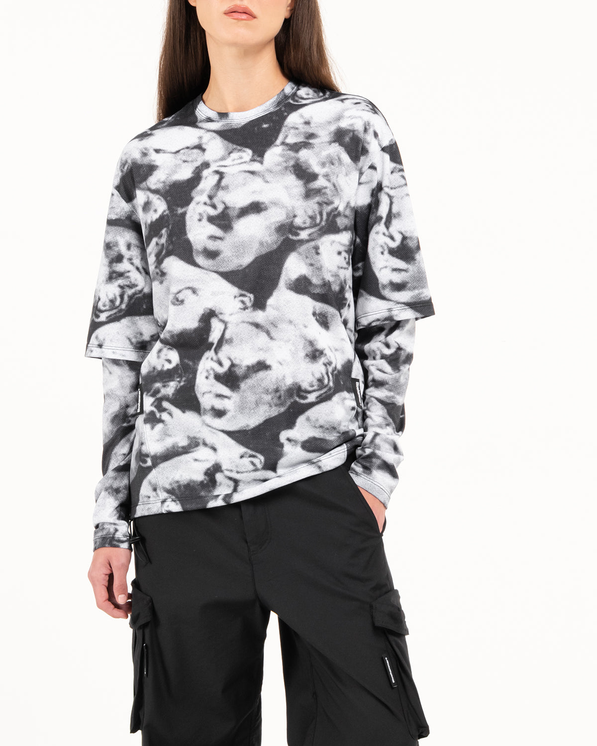 Camo Black Longsleeve | Donna