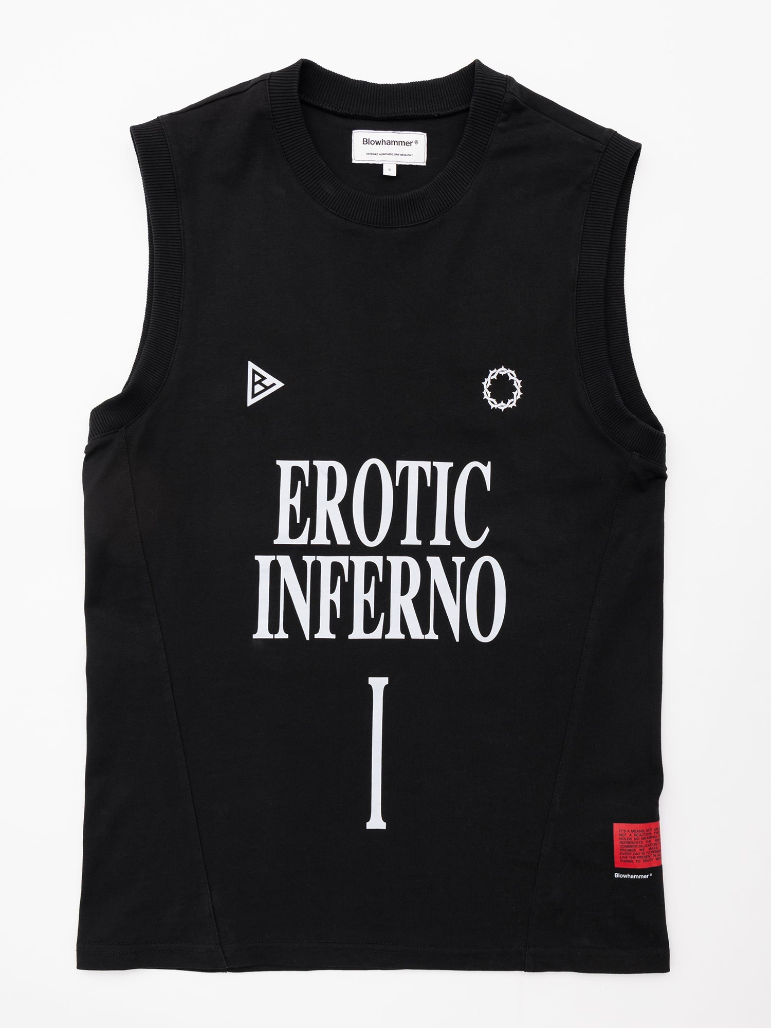 Erotic Black fekete trikó, elölnézet