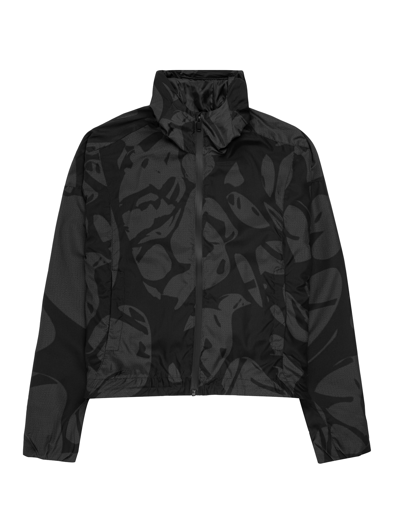 Svart windbreaker Strand, framifrån