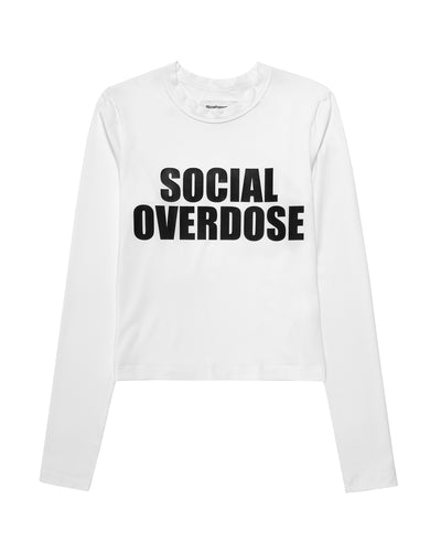 Social Overdose T-Shirt Maniche Lunghe