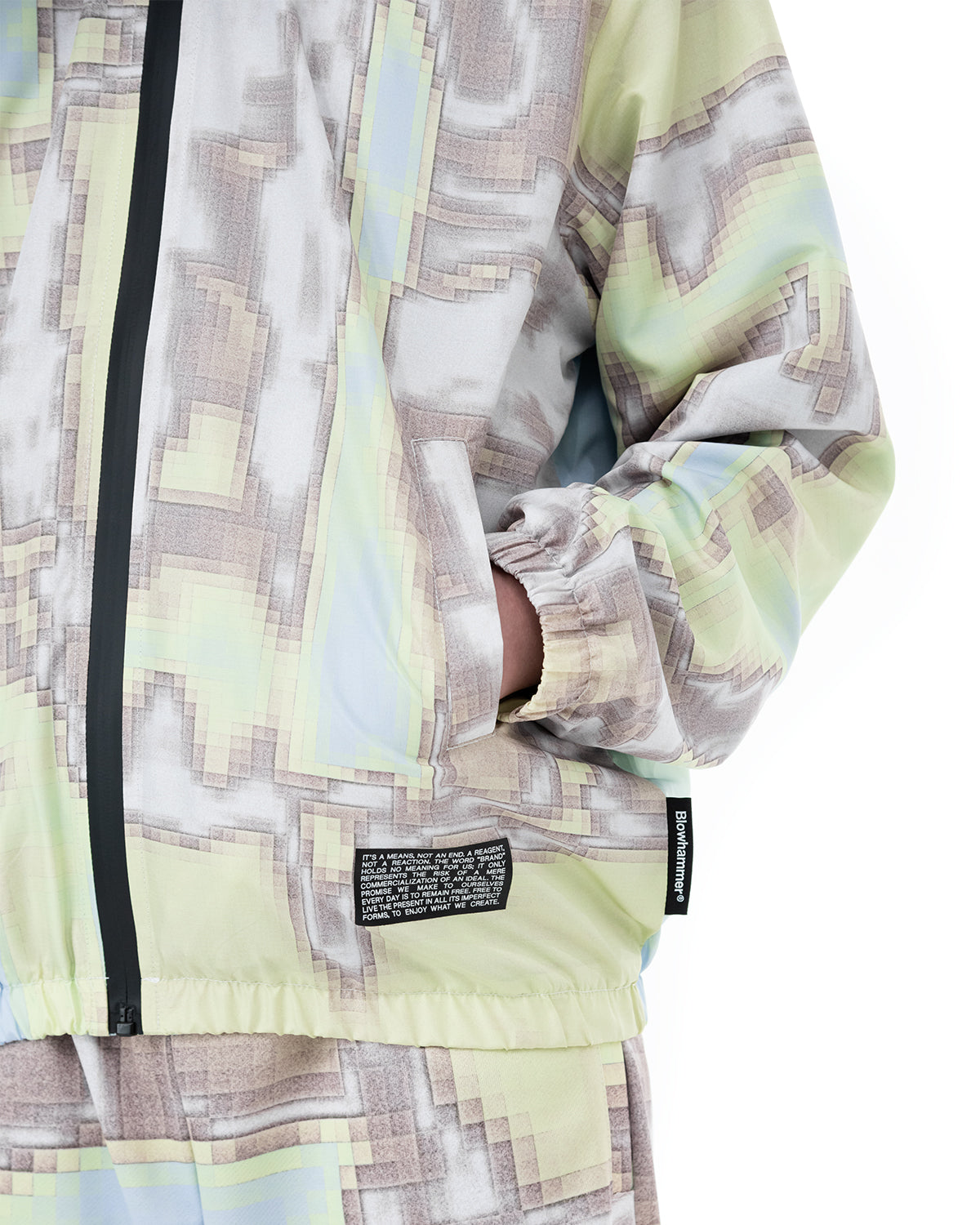 Mosaic Green  Windbreaker | Blowhammer